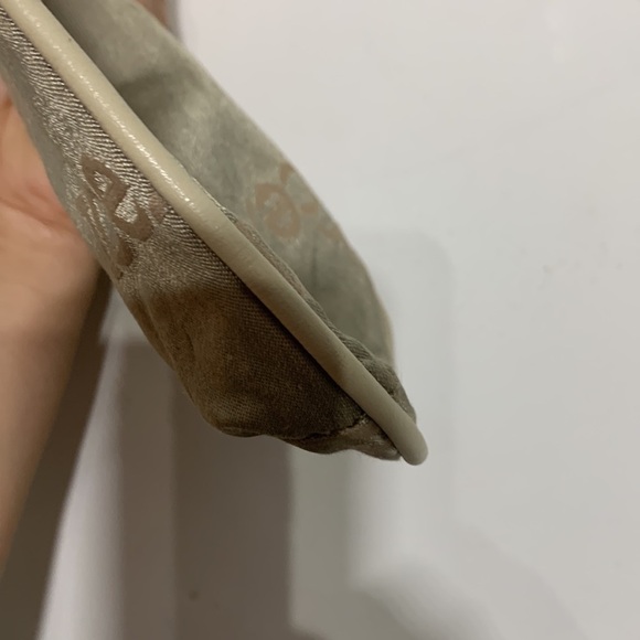 Iceberg ice jeans Vintage Y2K all over branding cloth shoulder bag sand - Picture 7 of 11